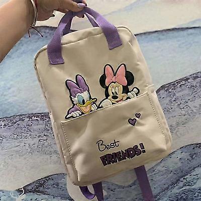미니 미키 마우스 어린이 캔버스 배낭 애니메이션 데이지 패턴 패션 schoolbag 키즈 만화 작은 여행 가방 선물