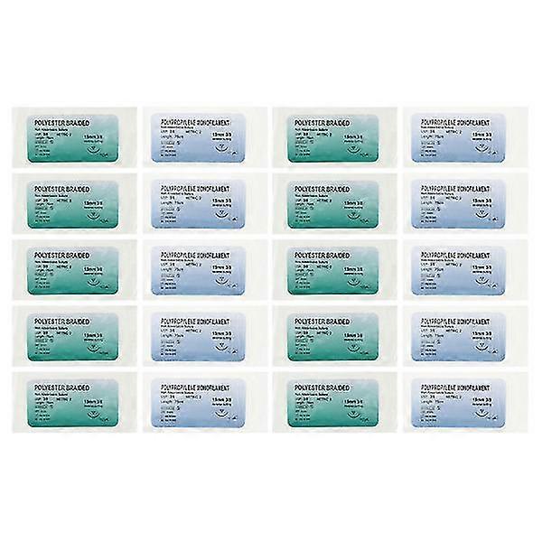20pcs Suture Practice Kit Suture Tool Suture Training Tool For Medical Students