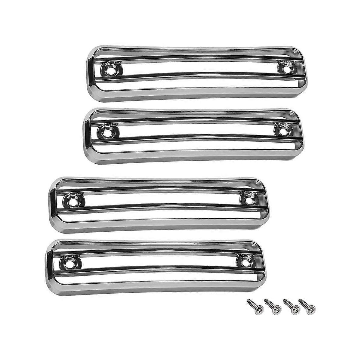 Side Marker Guard Trim Side Light Protector Cover for H2 2003-2009 Accessories - 4 Pack