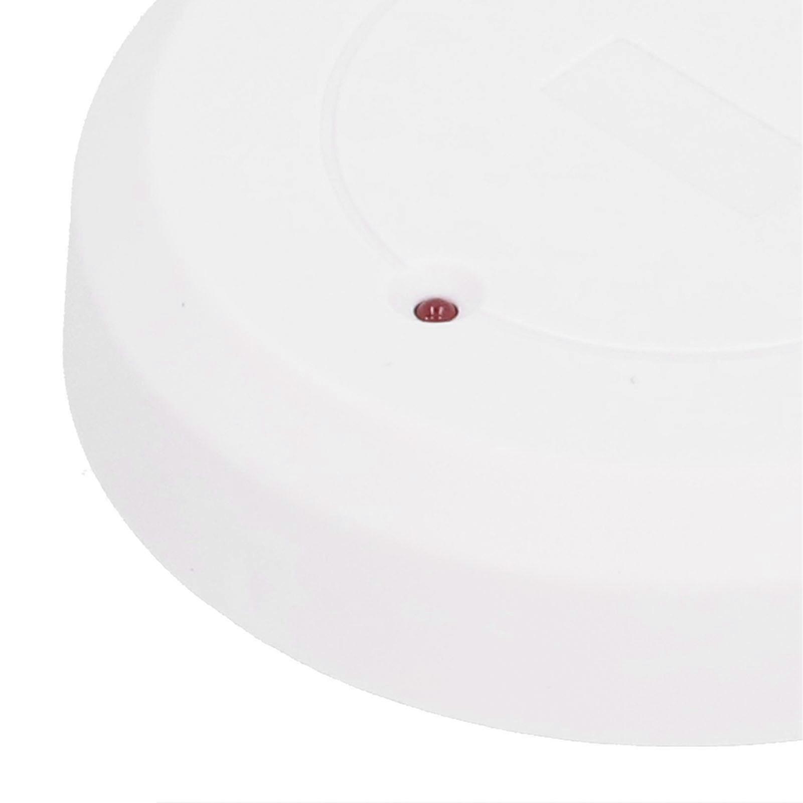 Wired Glass Break Detector Round Door Window Breakin Sensor Tamper Alarm Ceiling/Wall Mount