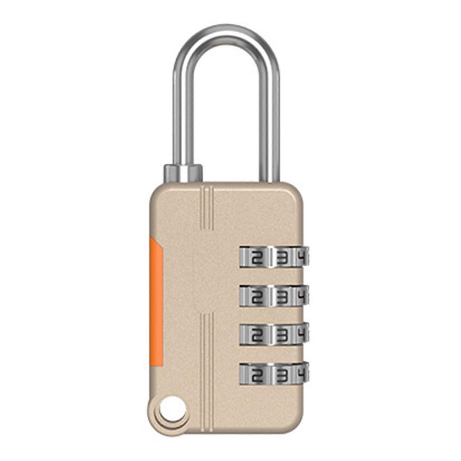 Zinc Alloy Security Padlock Mini Shackle Lock Set Your Own Combination Lock