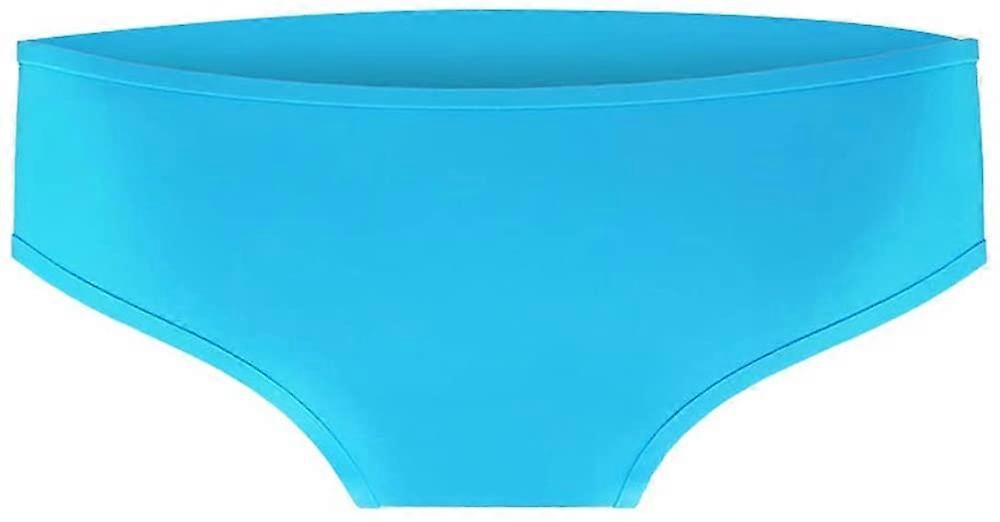 Ladies Silicone Waterproof Underwear, Ladies High Elasticity Solid Plain Briefs Match Bikini Swimming Bathing