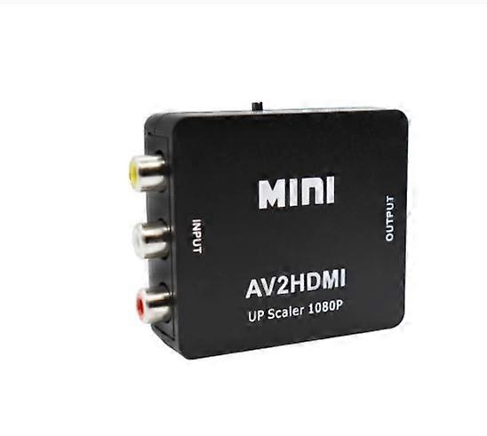 New coming AV to HDMI HD Switch RCA to HDMI Audio and Video Converter Support P Connector PC to TV HD PC to TV