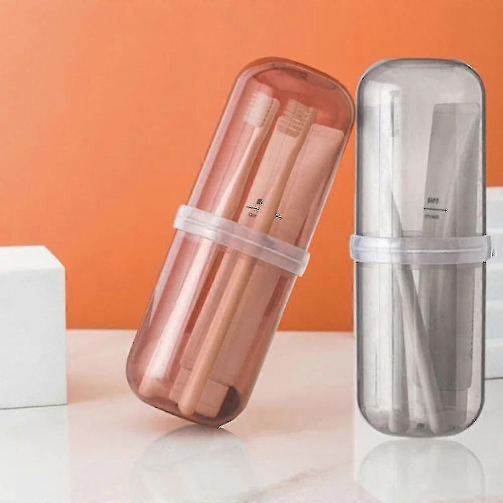 2 Pack Portable Toilet Cup Toothbrush Organizer