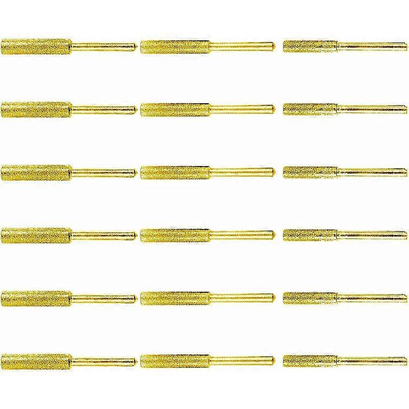 18 Pieces Diamond Chainsaw Sharpener Burr Stone Sharpening Tool - Sharpening & Sharpening Wheels Chainsaw Chain - 4mm, 4.8mm and 5.5mm - for Ceramics,