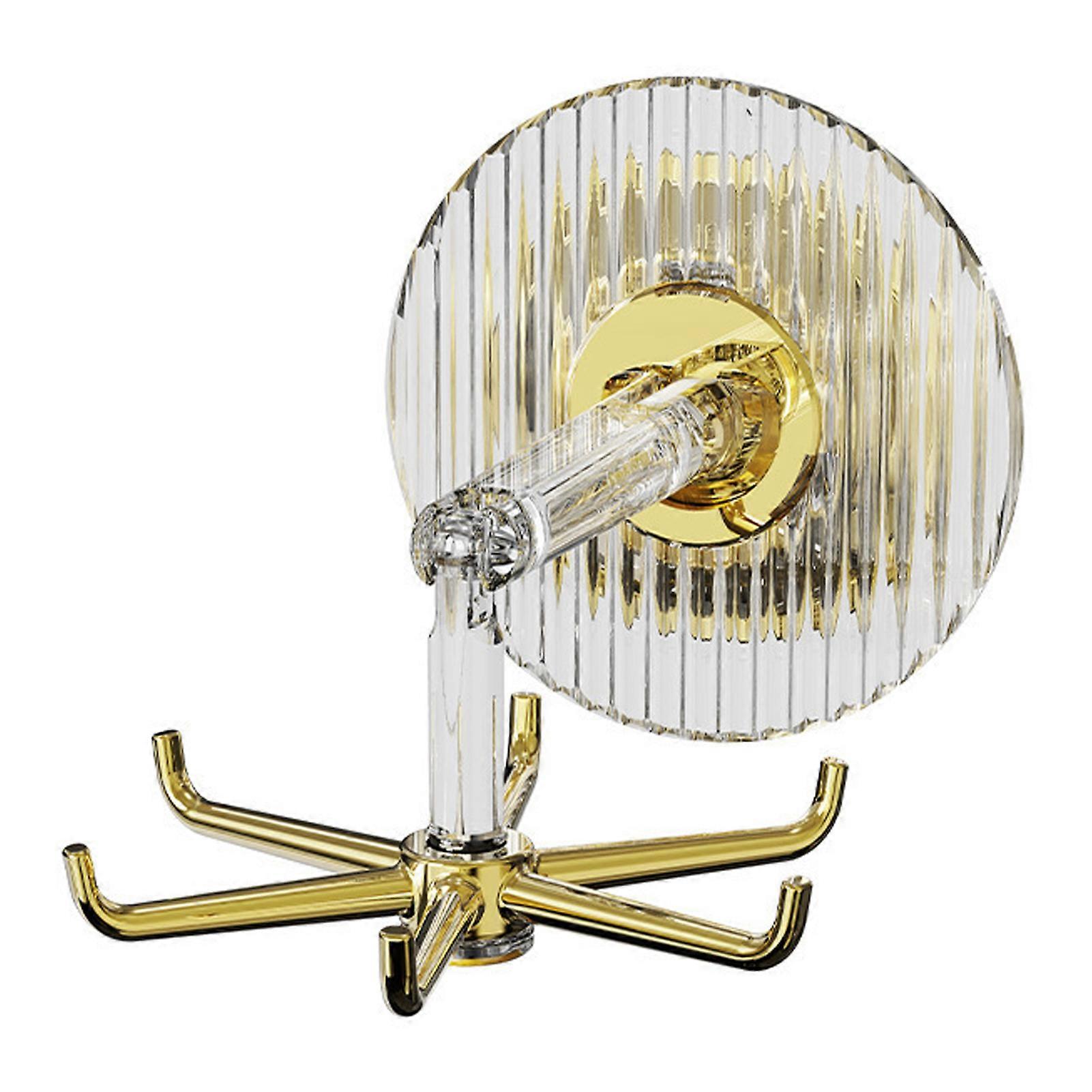 Creative Punching Free Hook Rotating Vacuum Suction Cup Hook Wall Mounted Easy Install Kitchen Bathroom Hook