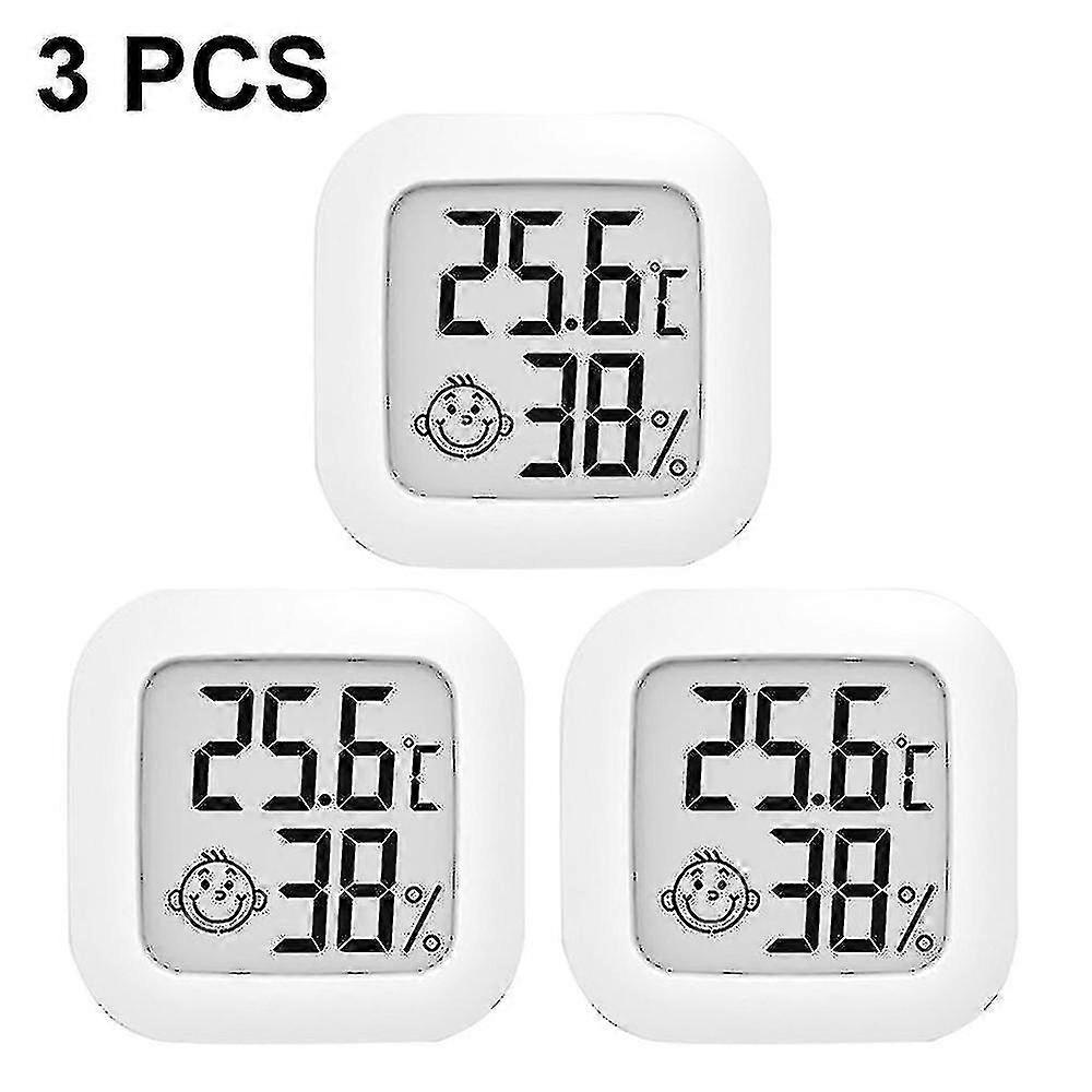 3 Pack Indoor Thermometer  Humidity Gauge Meter Digital Hygrometer Room Thermometer For Home Hight Accurate Temperature And Humidity Monitor For Rep