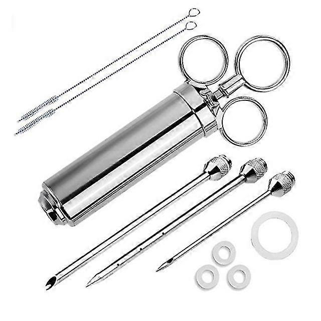 304 Iniettore di carne in acciaio inossidabile Kit iniettore di condimento per tacchino