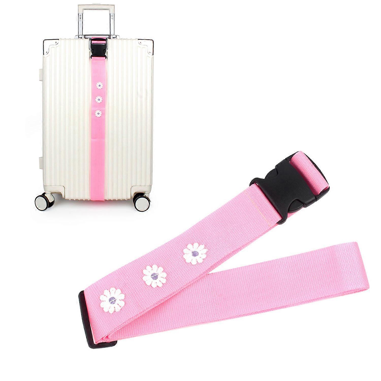 1 pink packing strap suitcase straps
