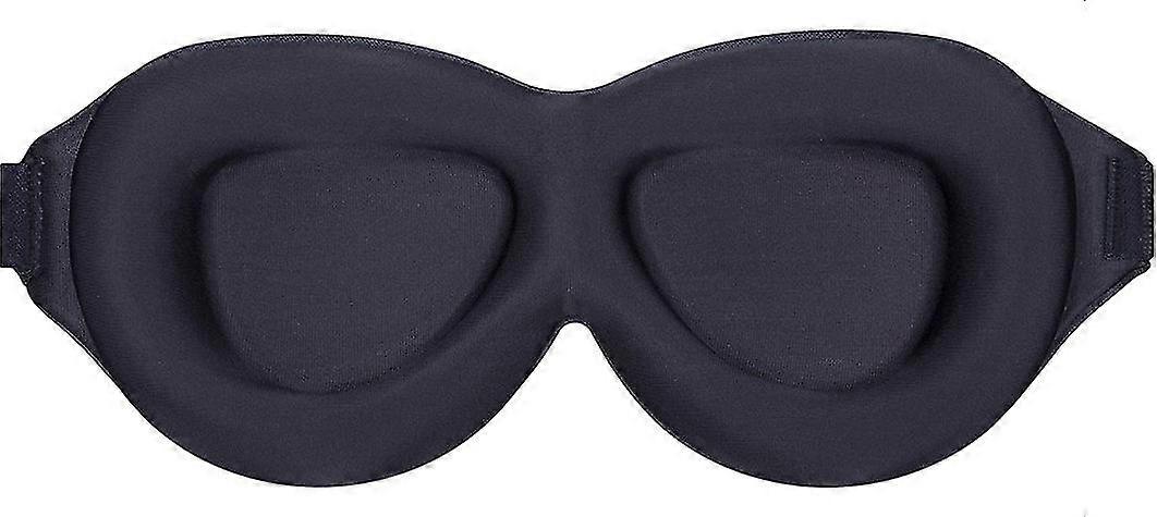 Sleep Eye Mask, 3d Contoured 100% Blackout Eye Mask, Sleep Mask With Adjustable Strap, Soft And Comfortable Night Blindfold For Women Men, Eye Mask Fo