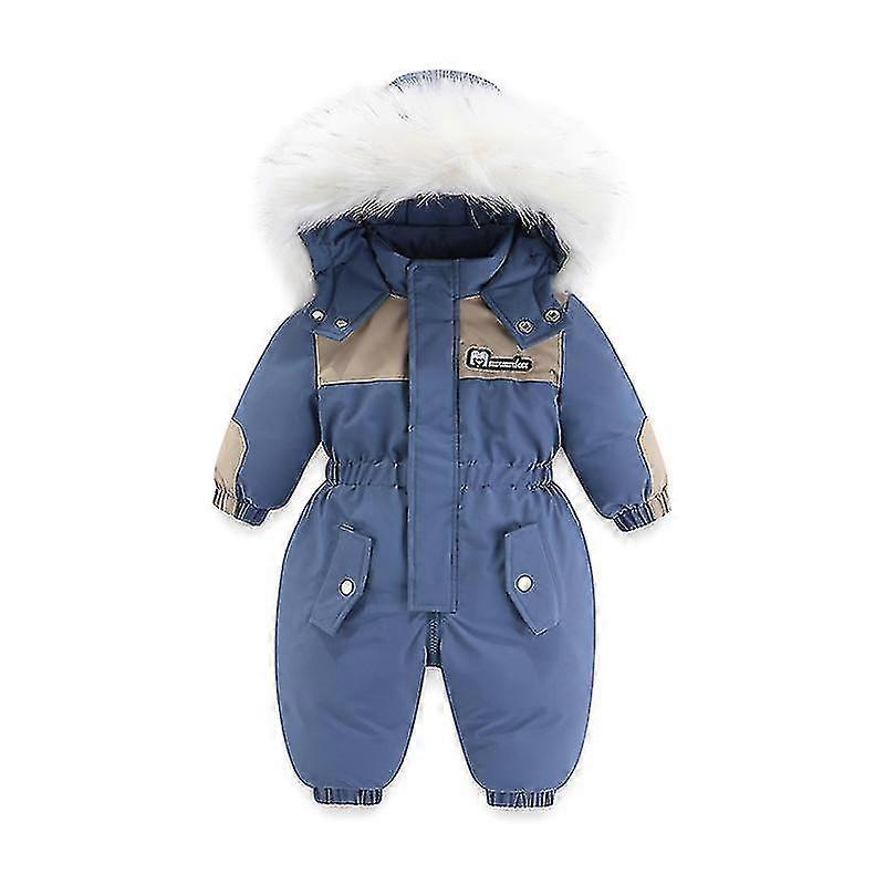 -30c 아기 겨울 스키 슈트 두꺼운 아동복 세트 방수 아기 점프 슈트 소녀 스노우 슈트 키즈 옷 따뜻한 소년 작업복