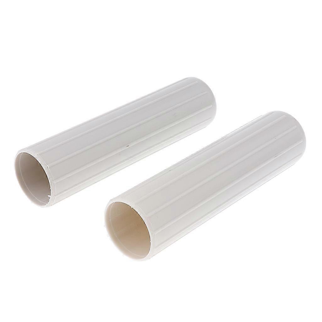 2 قطعة مجداف مقبض PVC رئيس أجزاء الزورق قوارب الكاياك قارب الصيد نفخ قارب الزورق الطوافة الملحقات - أسود