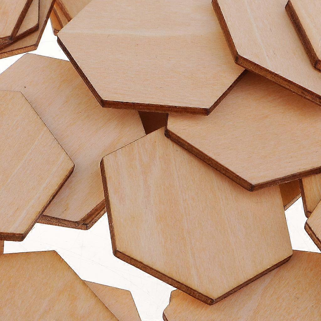 2x Geometric Wooden Disks Decoration for Handicrafts Wooden Disks Small Decoration Scatter Decoration Table Decoration Ornaments for DIY