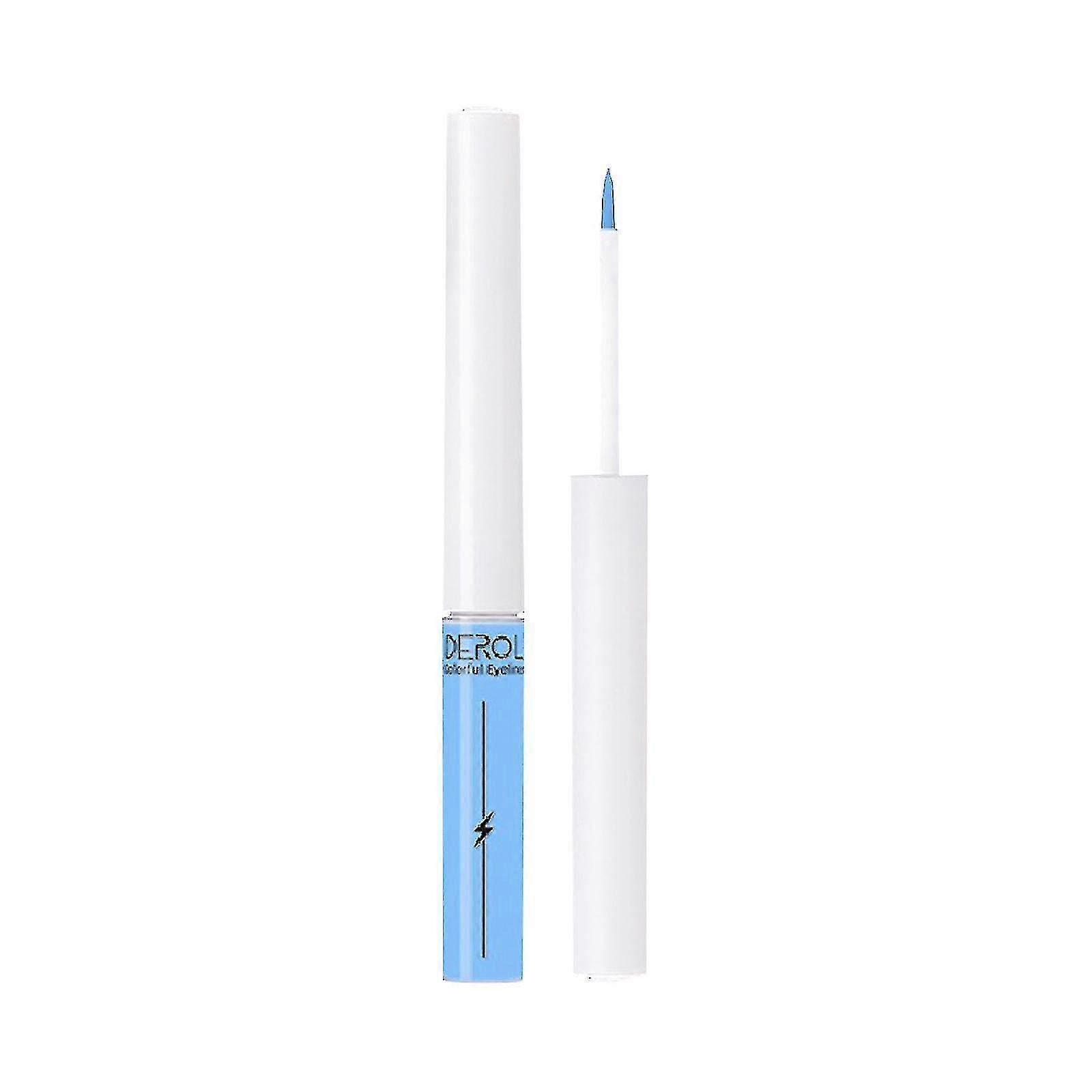 Eye-liner fluorescent Séchage rapide Couleur soluble dans l’eau Lumineux UV Liquide Pen 4ml