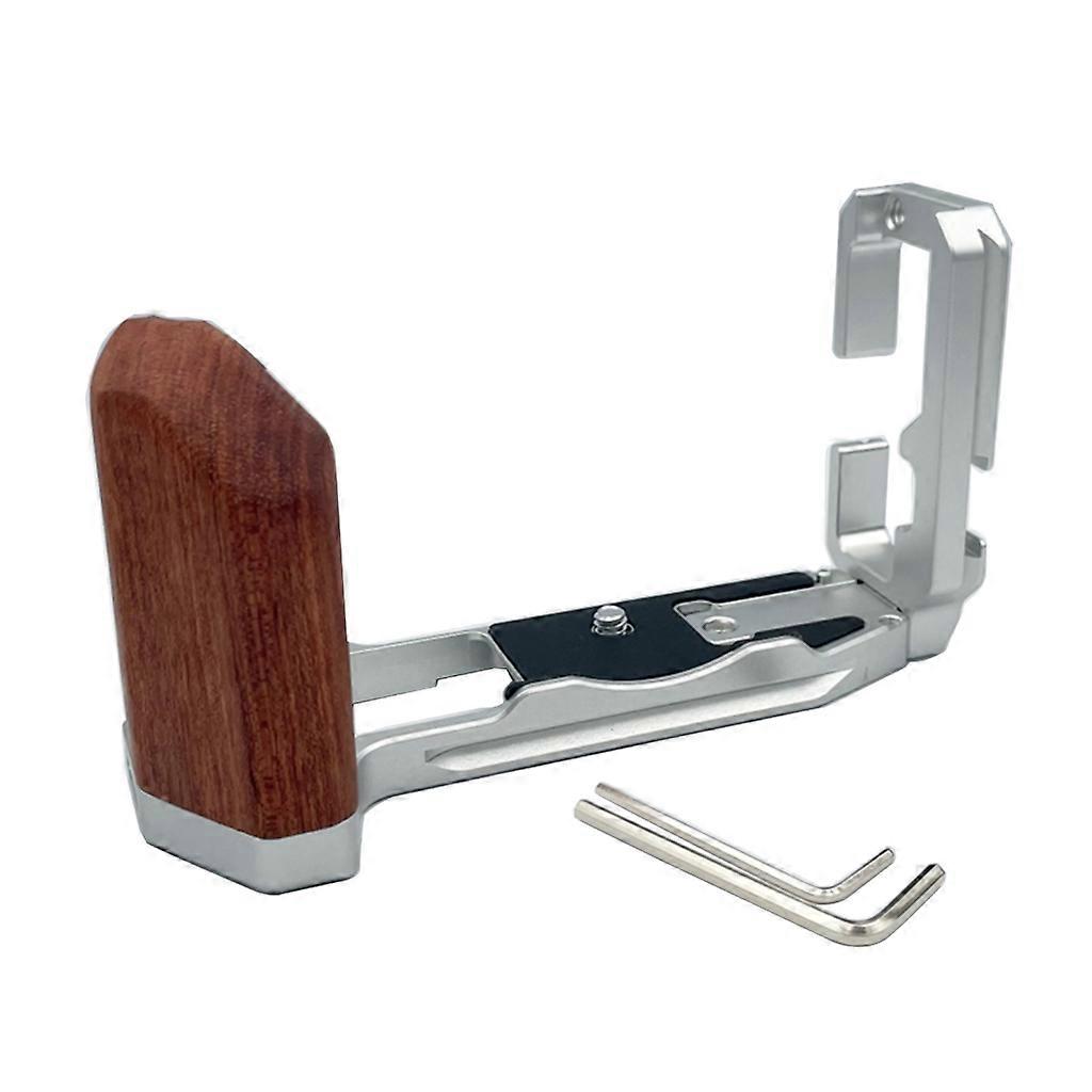 Camera L Bracket Quick Release Plate For X-T5 Camera Wooden Grip Vertical