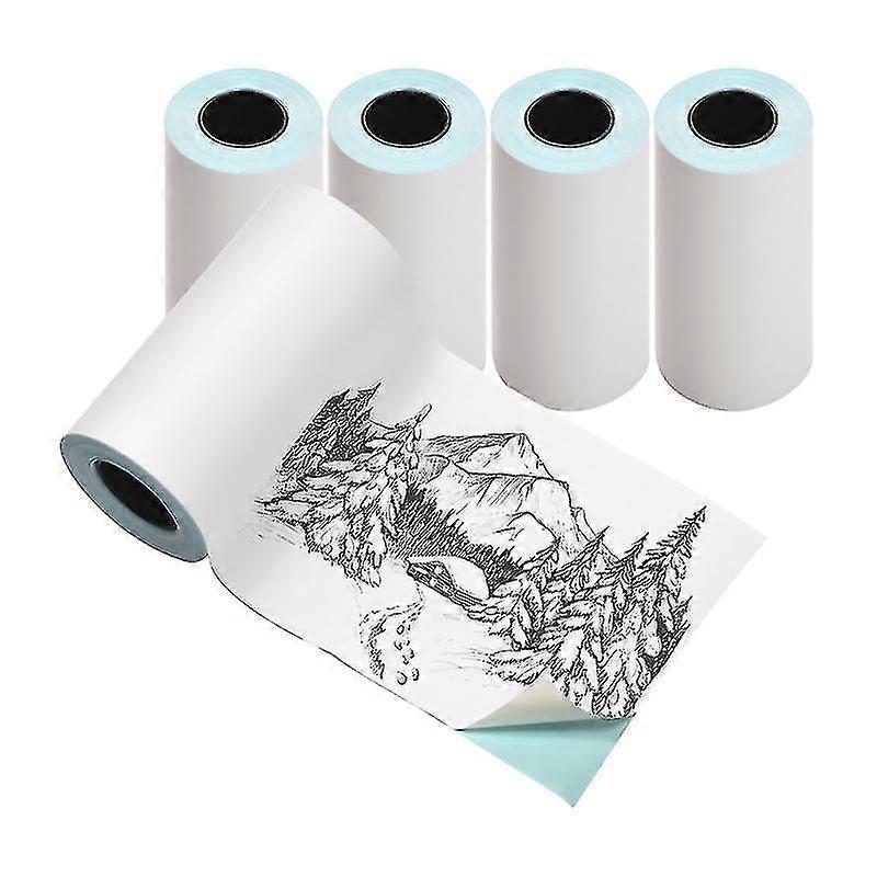 57x30mm דבק לבד נייר תרמי ישיר נייר מדבקה להדפסה לבן נייר ללא BPA עמיד למים חסין שמן חסין חיכוך גליל נייר דביק-