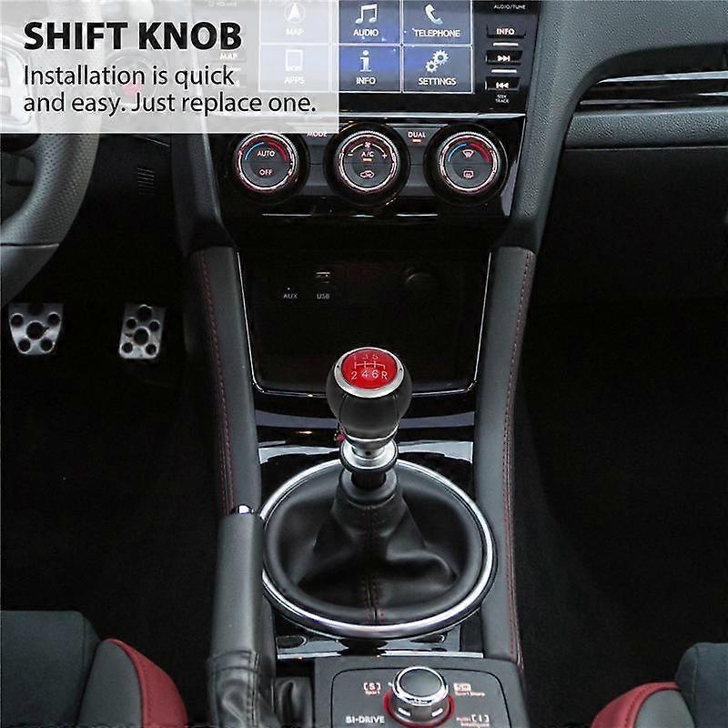 Shift Stick Knob 6 Speed Knob for Impreza 2009 2010 2011 2012 2013 2014 2015 2016 2017 2018