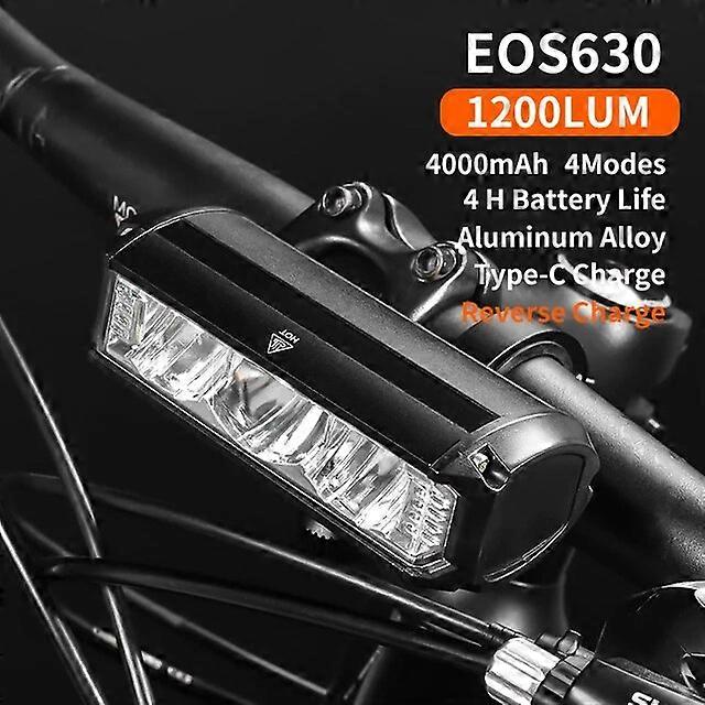 Bicycle Parts 900 1400 2600LM Bike Light Front Lamp USB Rechargeable LED  8000mAh Bicycle Light Headlight Bike Accessories EOS610 620 630 640
