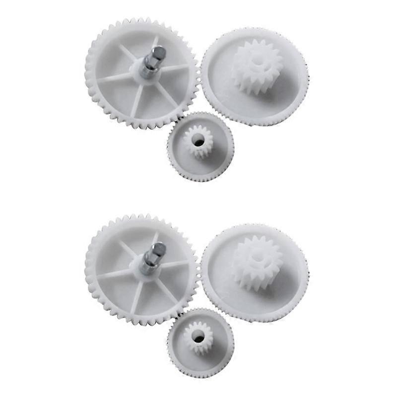 6PCS Household Meat Grinder Plastic Gears Replacement S/M/L Gear for Household Meat Grinder Repair