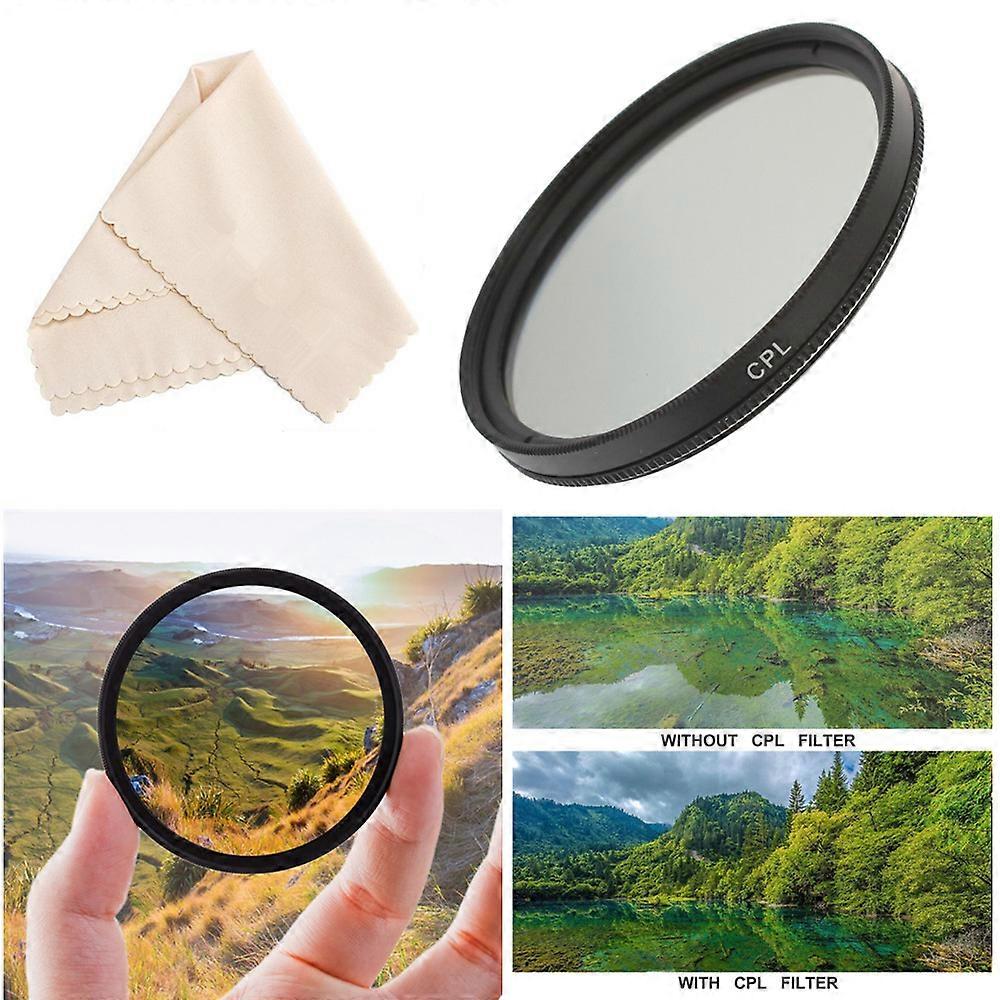 Circular Polarizing CPL Filter 37 39 40.5 43 46 49 52 55 58 62 67 72 77 mm for Nikon Canon Sony Fujifim Olympus Camera lens