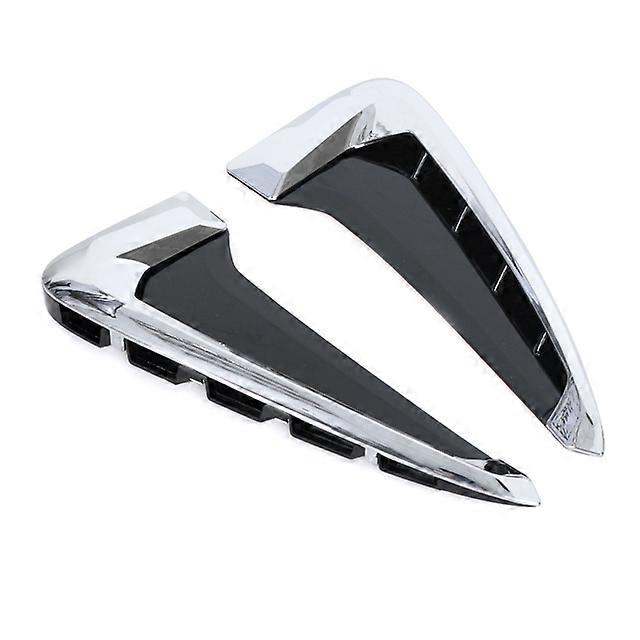 Car ABS Side Wing Air Flow Fender Grille Intake Vent Trim Black Chrome Carbon Fiber For BMW X5 F15 2014 2015 2016 2017 2018