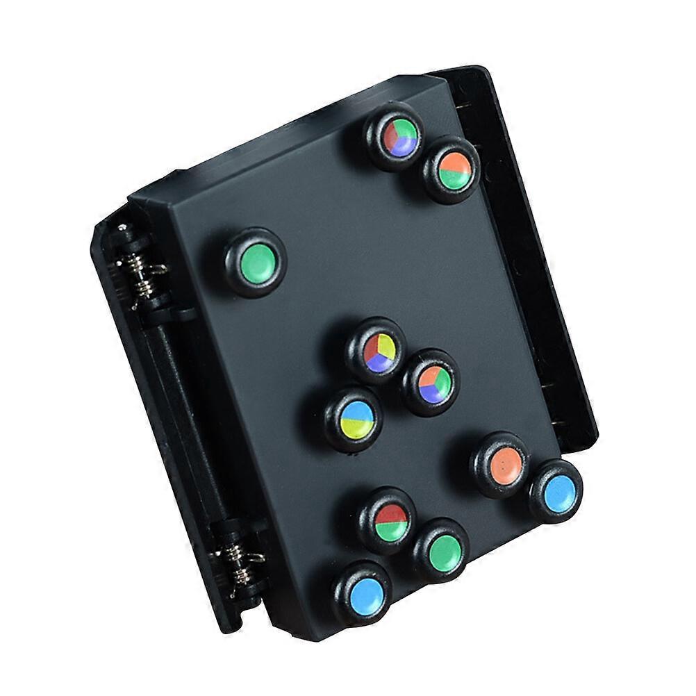 Folk Guitar Learning System Teaching Practice Aid Chord Lesson Guitar Chord Trainer Practice Tools (Black)