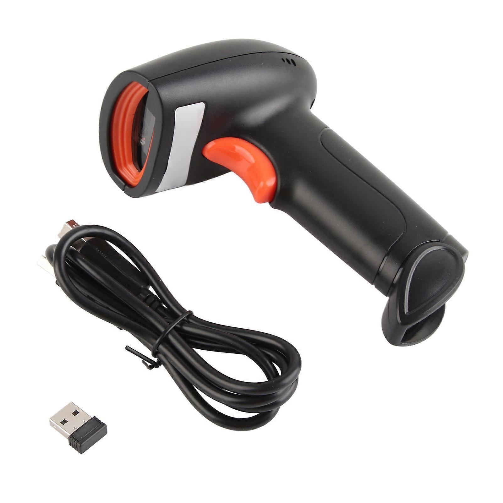 1D 2D Barcode Scanner 2.4G Wireless Bluetooth CMOS Imaging Scanning Bar Code Reader for Supermarket Warehouse