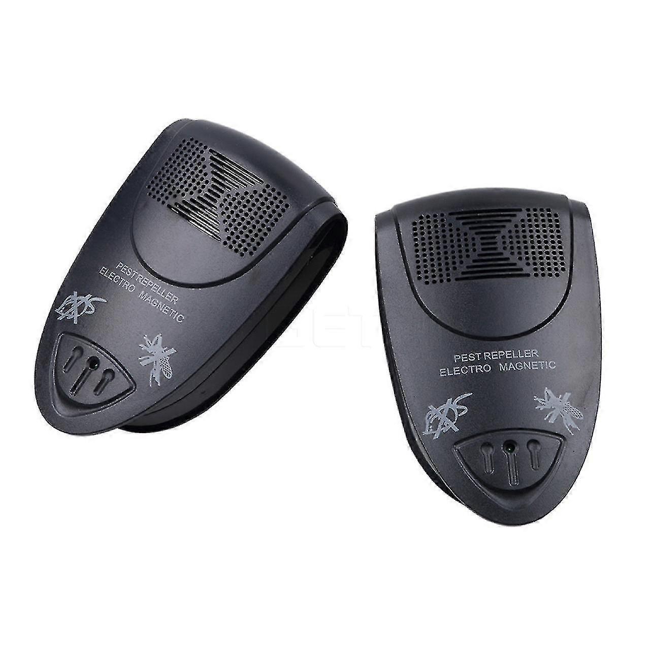 Ultrasonic Bat Repellent 2-Pack - Repels Bats In 72 Hours (White)