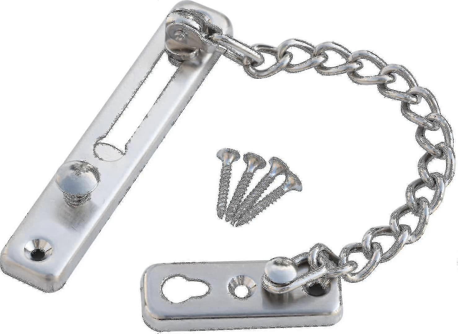 Silver Chain Sliding Security Lock