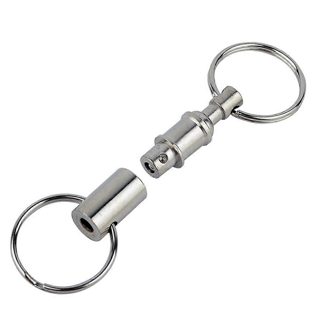 Easy Detach Double Snap for Key Chain Car for Key Ring Pull-Apart Quick Release