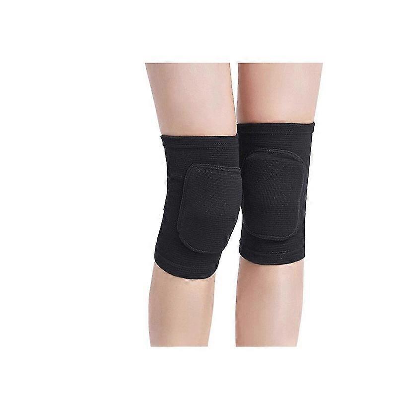 Pair Of Sports Dance Knee Pads Sleeves Non-slip Thickened Sponge Gasket Prevent Knee Injuries