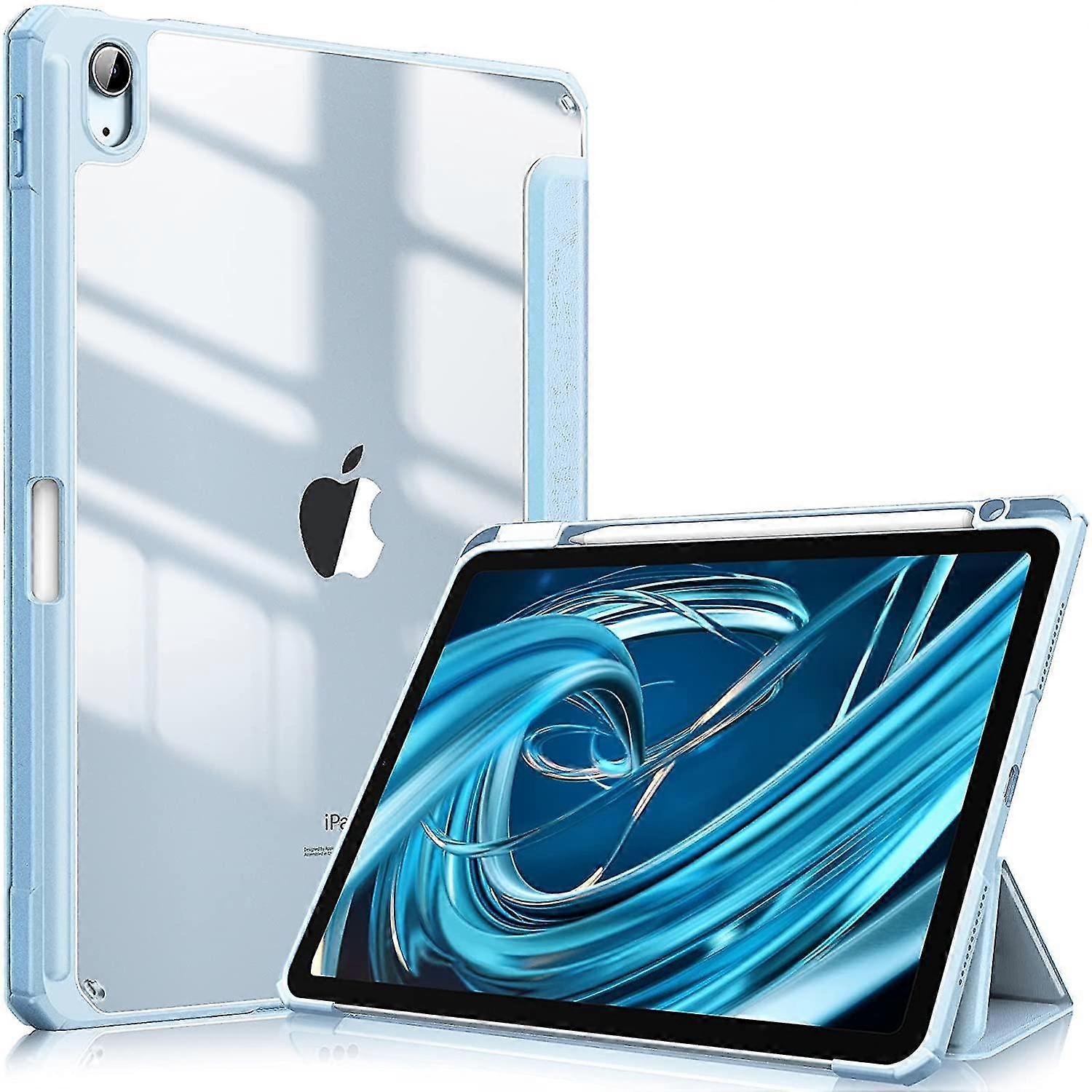Ipad Air 5th Generation (2022) / Ipad Air 4th Generation (2020) 10.9 Inch -shockproof Cover With Clear Transparent Back Shell