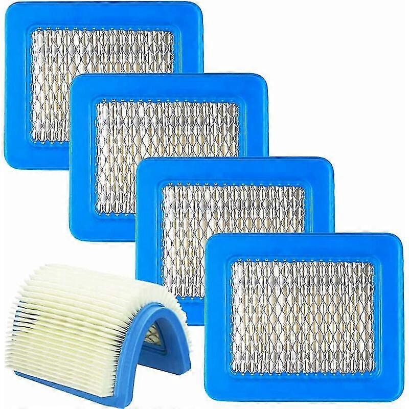 מסנן אוויר מנוע 5pcs מנוע מסנן אוויר מכסחת דשא אביזרים מסנן אוויר מחסנית מסנן אוויר לדחיפה החלפת מכסחת דשא כחול טרקטור מסנן אוויר 13c