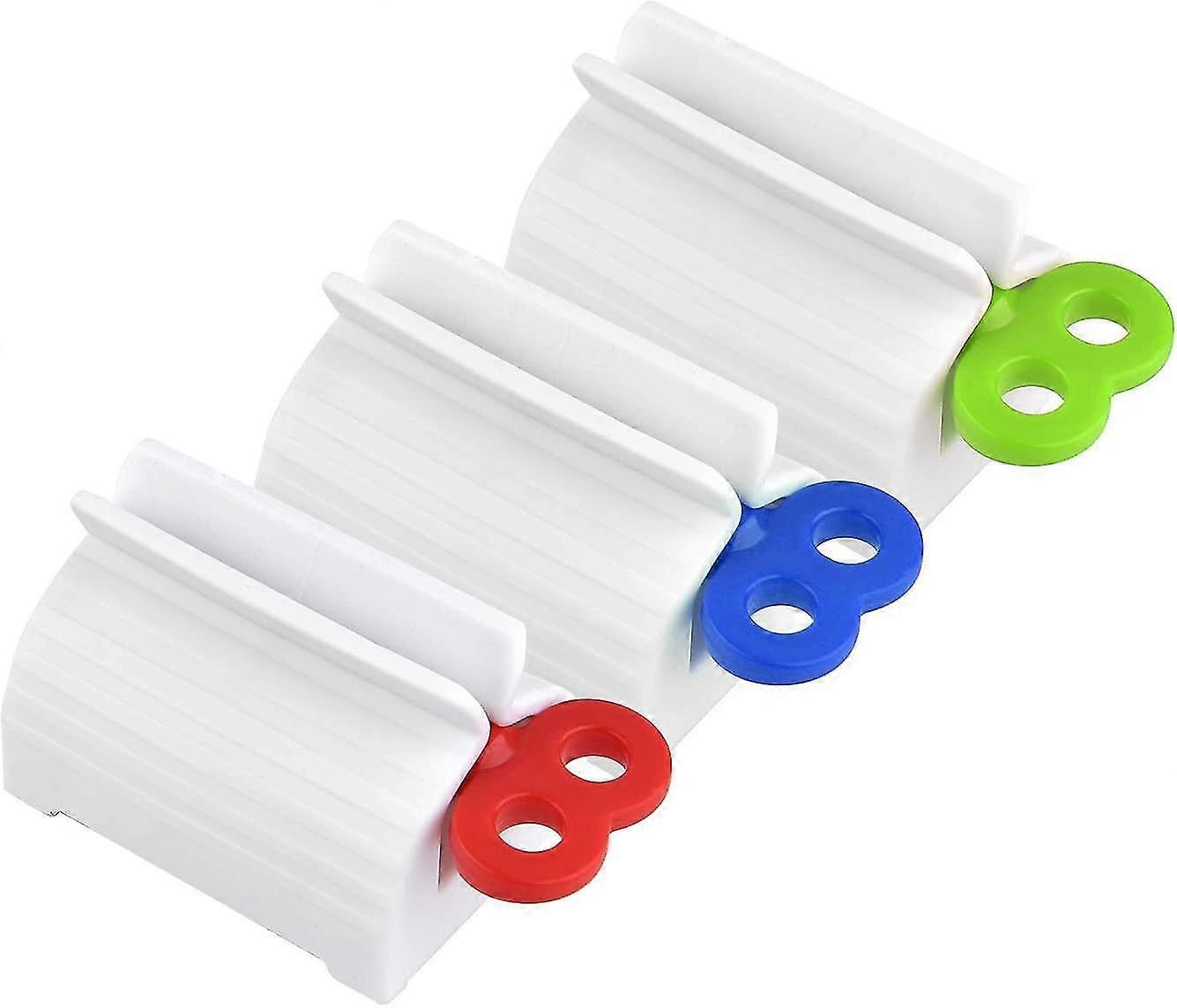 Toothpaste Dispenser, 3 Pack Roller Tube Roller Squeezer Citrus Toothpaste Bath Squeezer