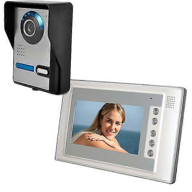 7 Inch monitor wired color video intercom for home ir night vision camera kit apartment security