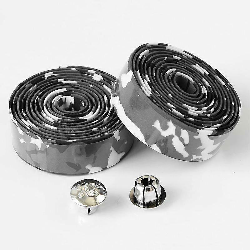 Cycling Bicycle Bike Corks Handlebar Bar Grip Wrap Tape Ribbon with 2 Bar Plugs