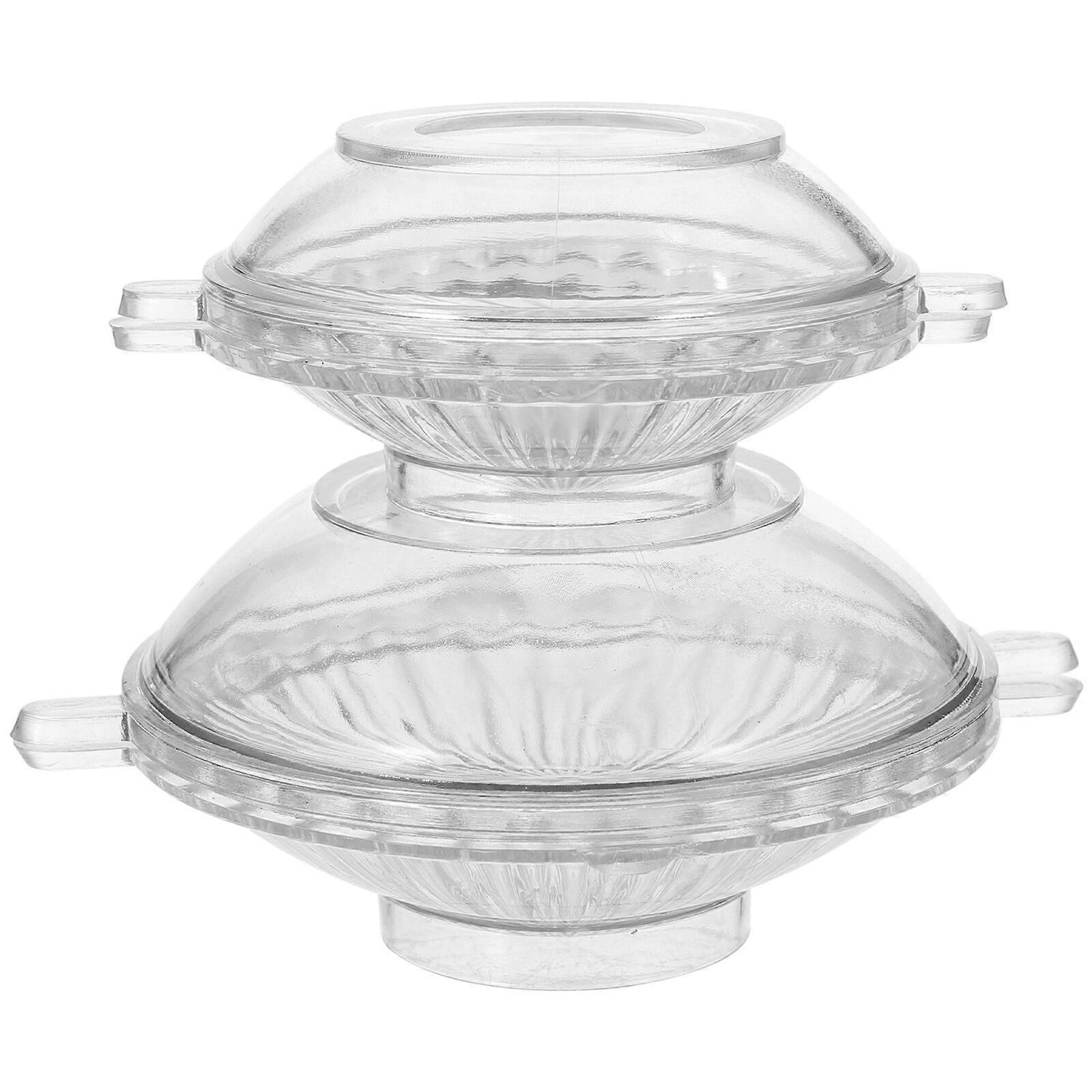 2pcs Floating Candle Molds DIY Candle Molds Floating Candle Casting Plastic Molds