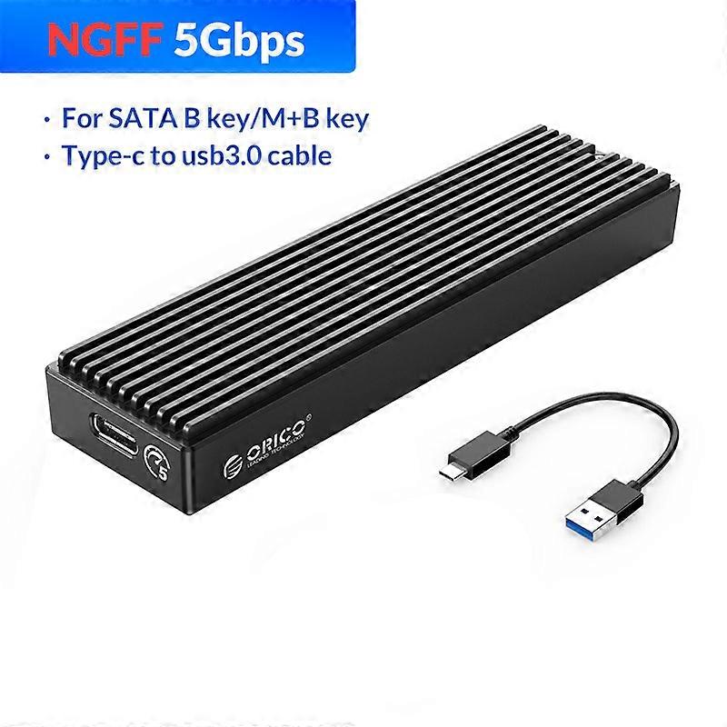 ORICO M2PAC3-G20 SSD Case M.2 NVME M Key M&B Key Solid State Drive Box Type C USB 3.2 20Gbps External Hard Drive Enclosure