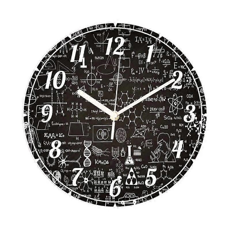 Round Wall Clock Silent Non-Ticking Decorative Clocks Operated Vintage Clock for Home Office Bedroom Kitchen
