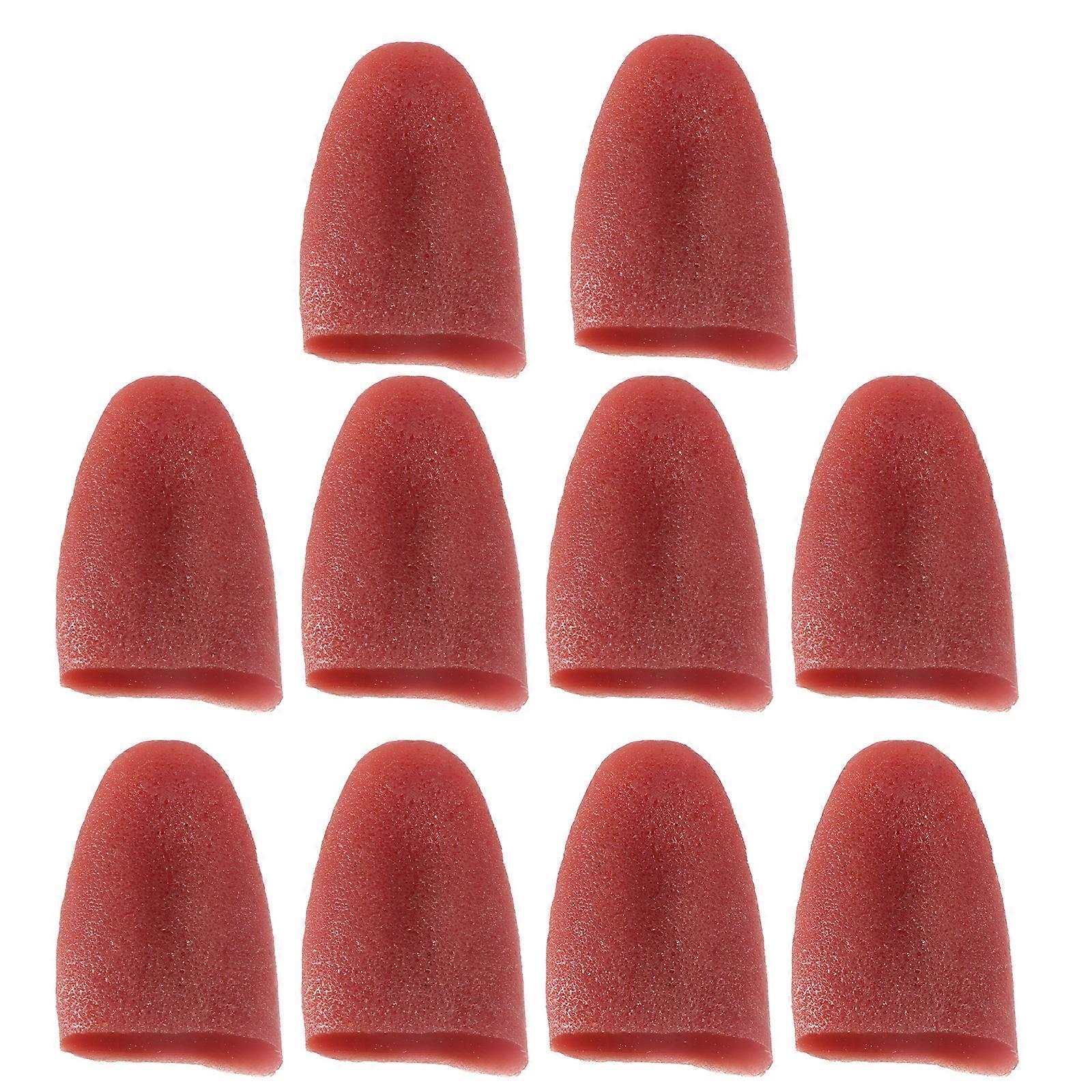 10pcs Sticky Tongue Prop April Fools' Day Prop Simulated Tongue Prank Prop