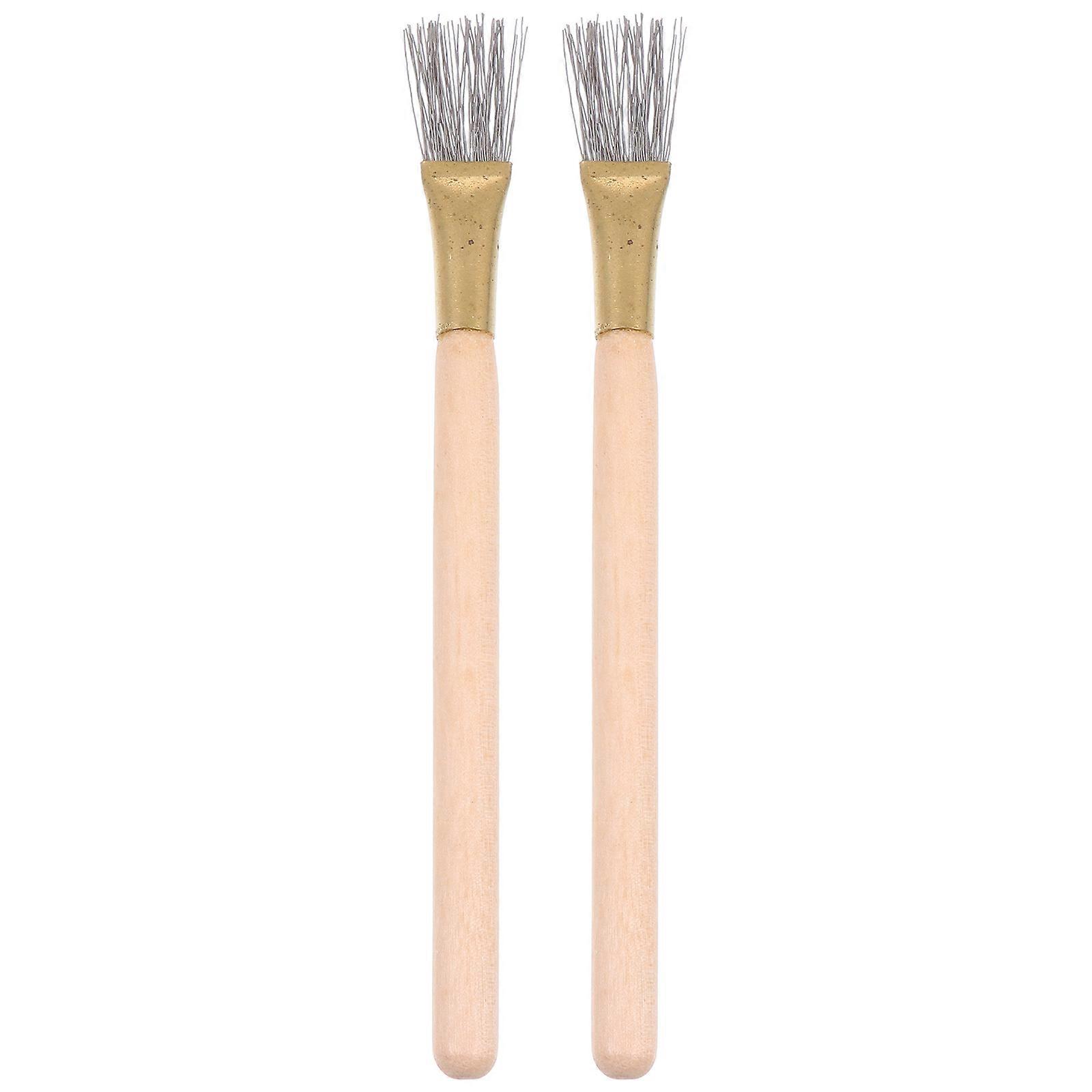 2 Pcs DIY Kits Wax Tool Kit Clay Sculpting Brush Clay Ribbon Sculpting Tool Wax Working Tools