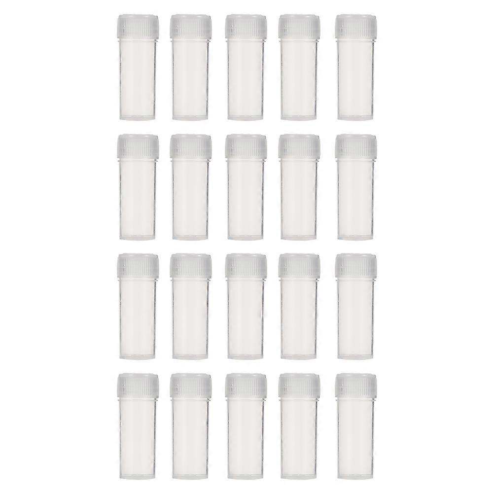 200 Pcs 5ML Transparent Plastic Bottles Essential Oil Bottles Refillable Bottles