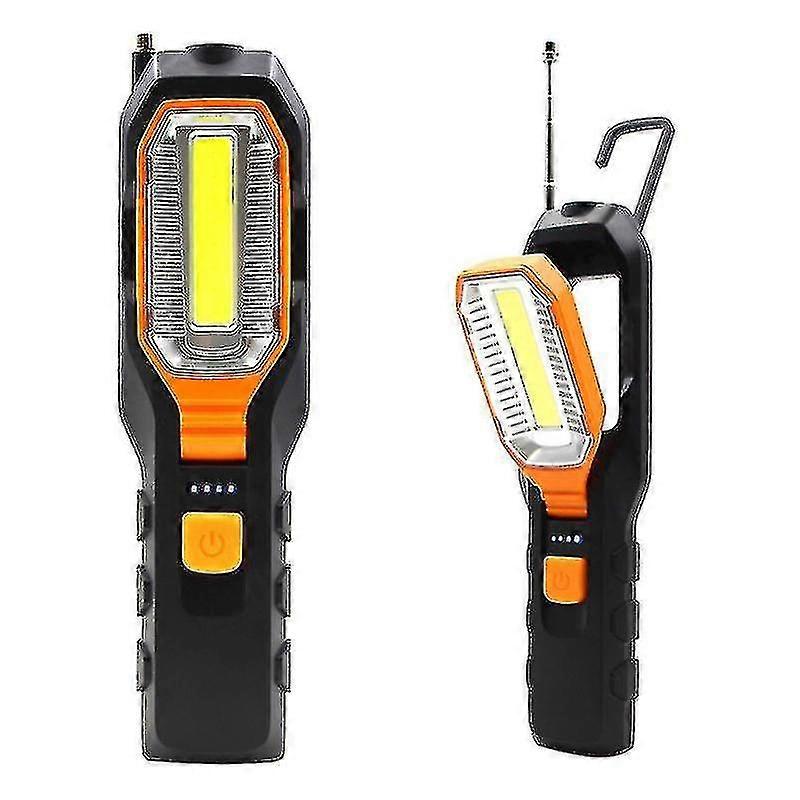 Rechargeable Cob Inspection Light, Portable Work Light With Usb Flash