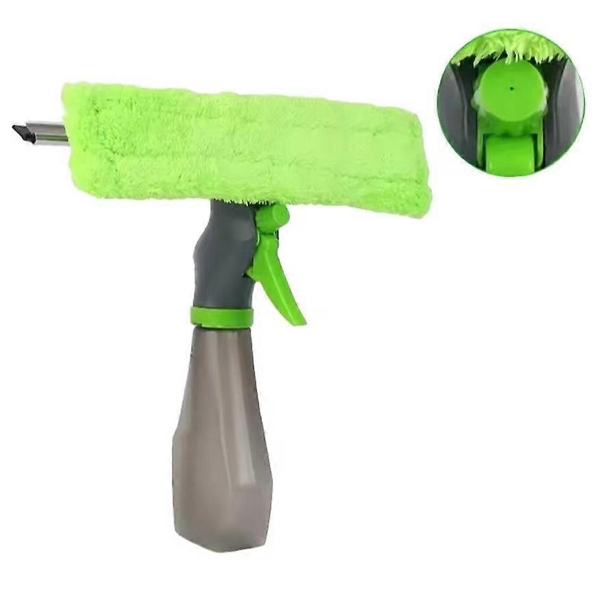 Window Squeegee  Machine Washable Microfibre Pad & Scraper Wiper For Mirrors/Tiles/Shower Screens/Glass Cleaning