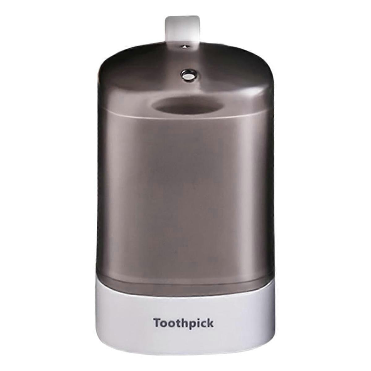 Automatic Toothpick Box, Popup Detachable Bottle Transparent Window Toothpicks Storage Box for Home Restaurant,Beige