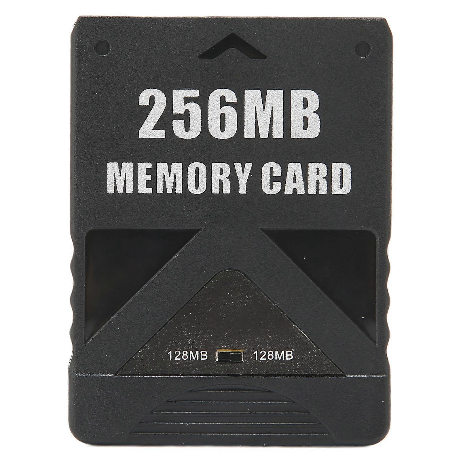 Game Console Memory Card 2 in 1 Plug and Play Stable Memory Card for PS2 Game Console256MB