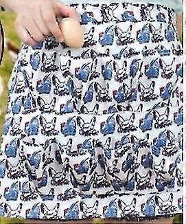 Egg Collection Apron Picking Up Eggs Multi Pocket Apron Goose Egg Collection Skirt