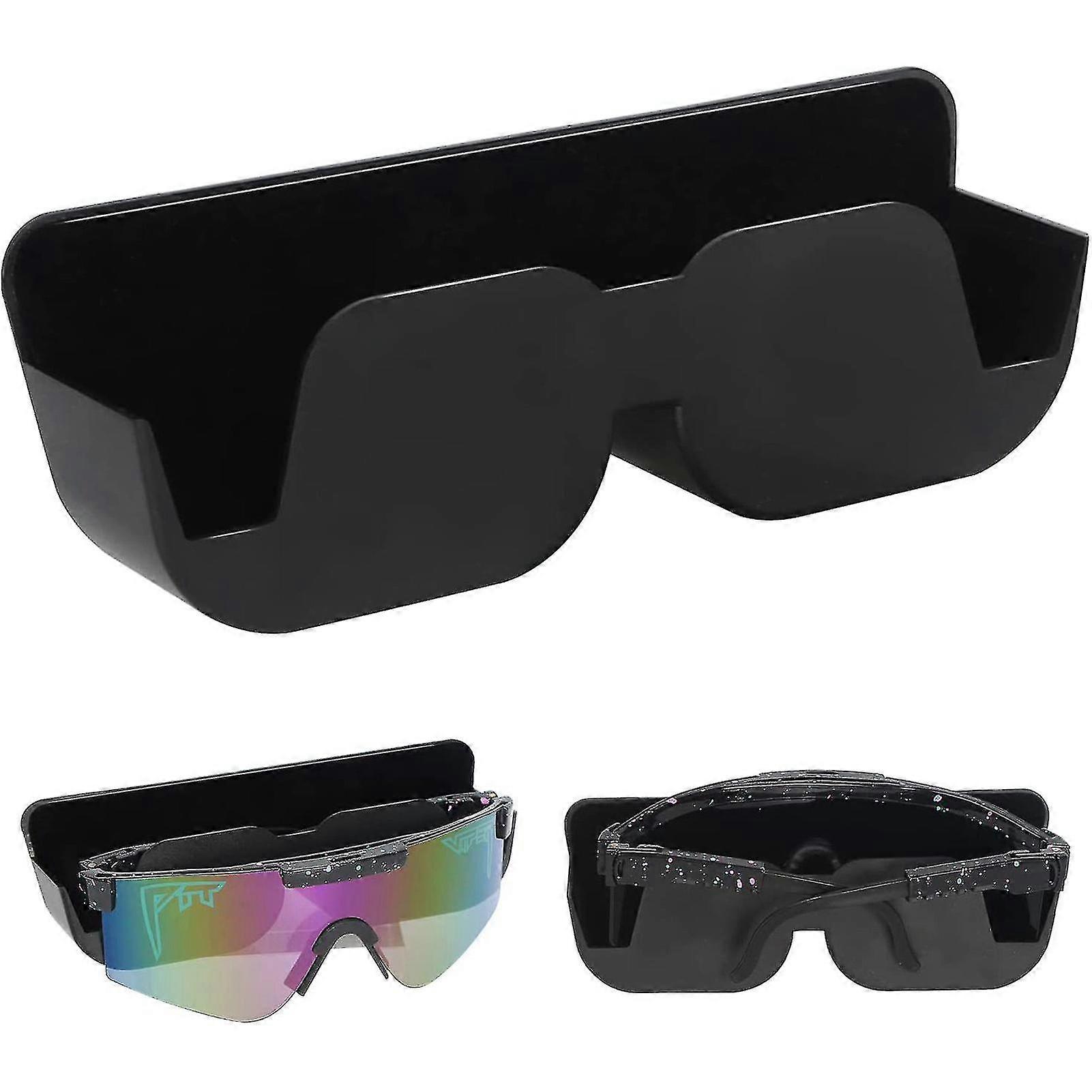 Adhesive Mounting Glasses Case Self-adhesive Easily Install Car Glasses Rack For Storing Sunglasses And Reading Glasses