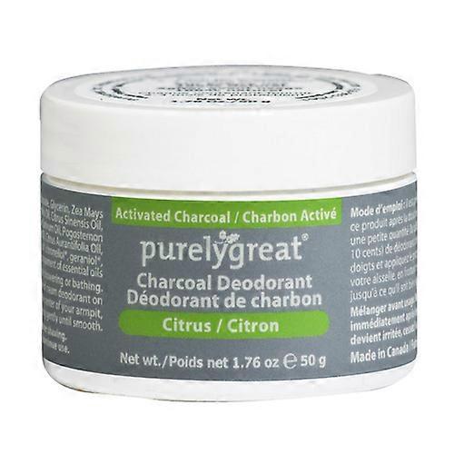 Purelygreat Activated Charcoal Citrus, 50 Grams (Pack of 2)