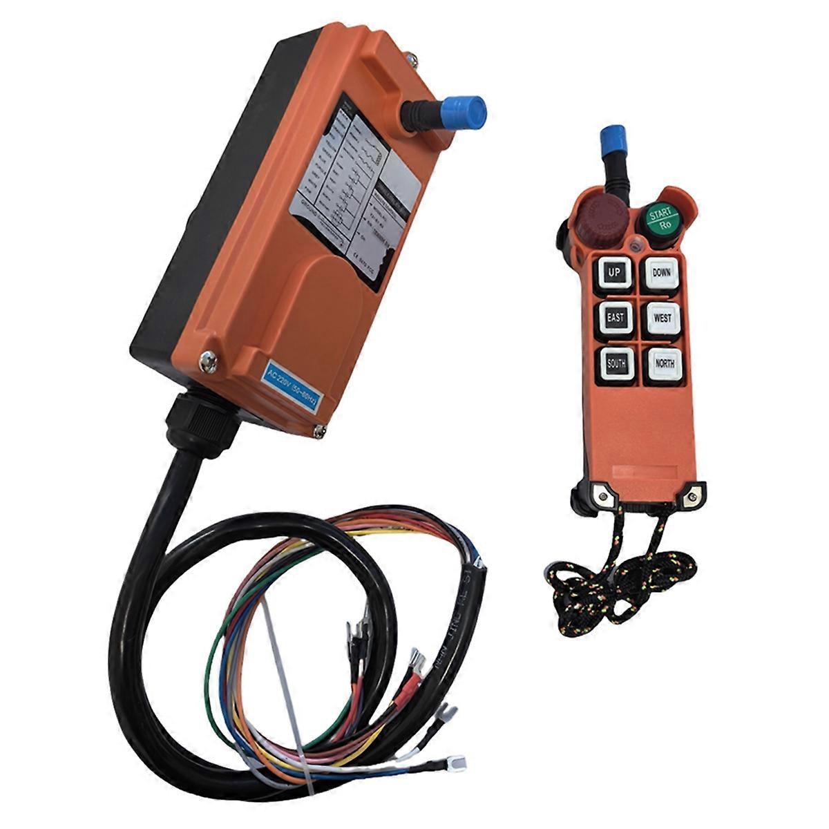 -E1 AC220V Industrial Wireless Radio Crane Remote Control Switches Hoist Overhead Bridge Crane Lift